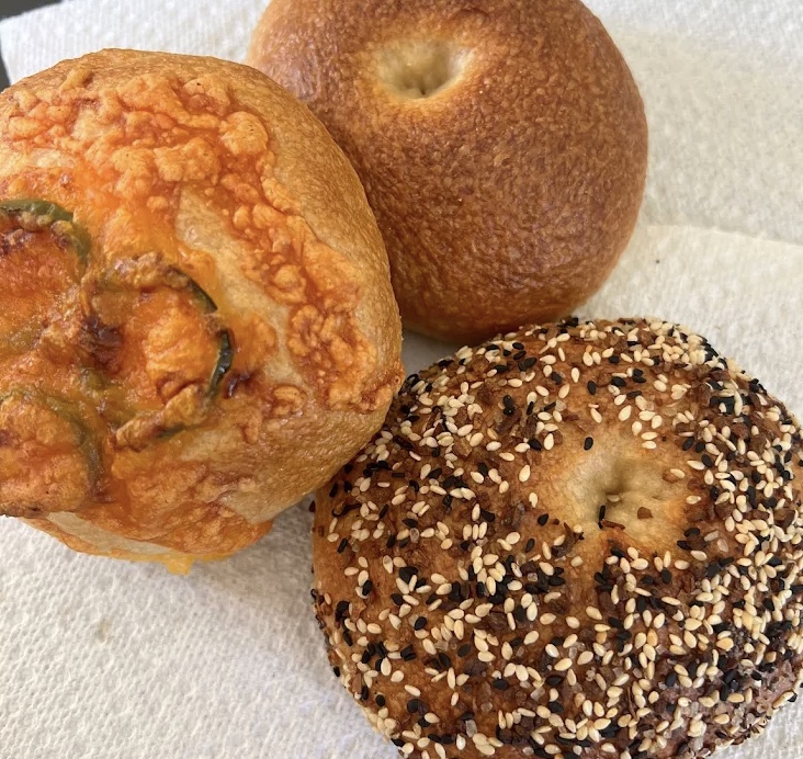 Fresh baked bagels